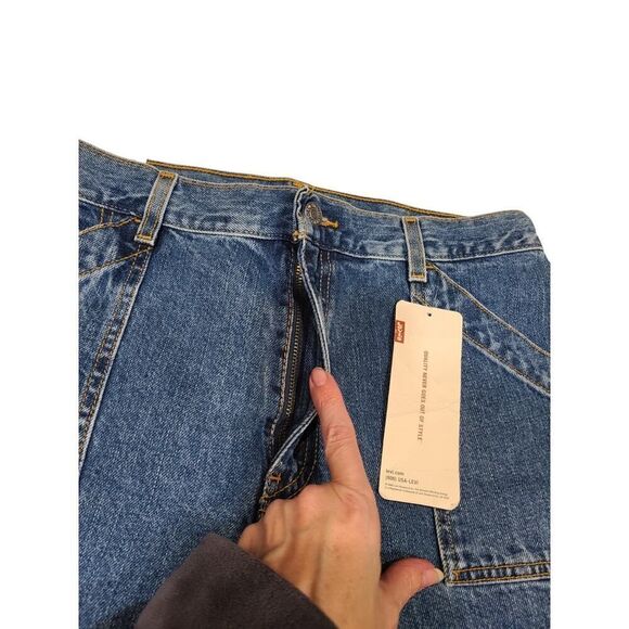 2002 Vintage Levi's Camp Pant 12 Misses Casual Regular Fit Jeans Y2K NOS - Picture 7 of 7